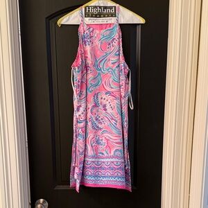Lilly Pulitzer Pink and Blue Swirl Dress